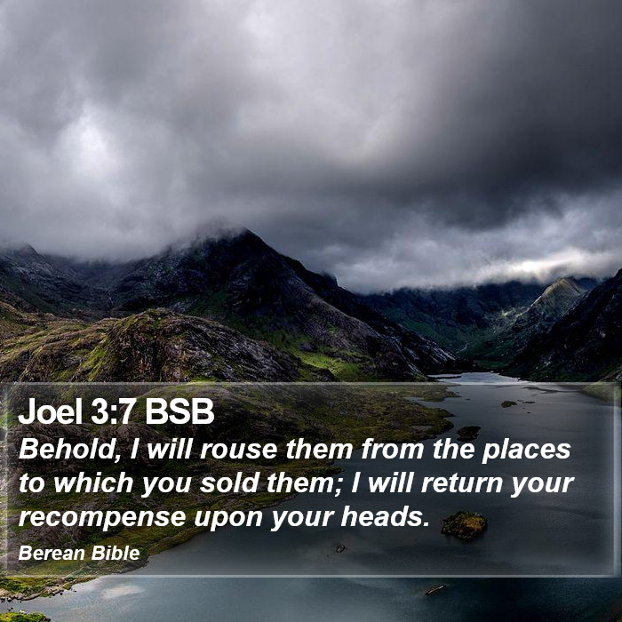 Joel 3:7 BSB Bible Study