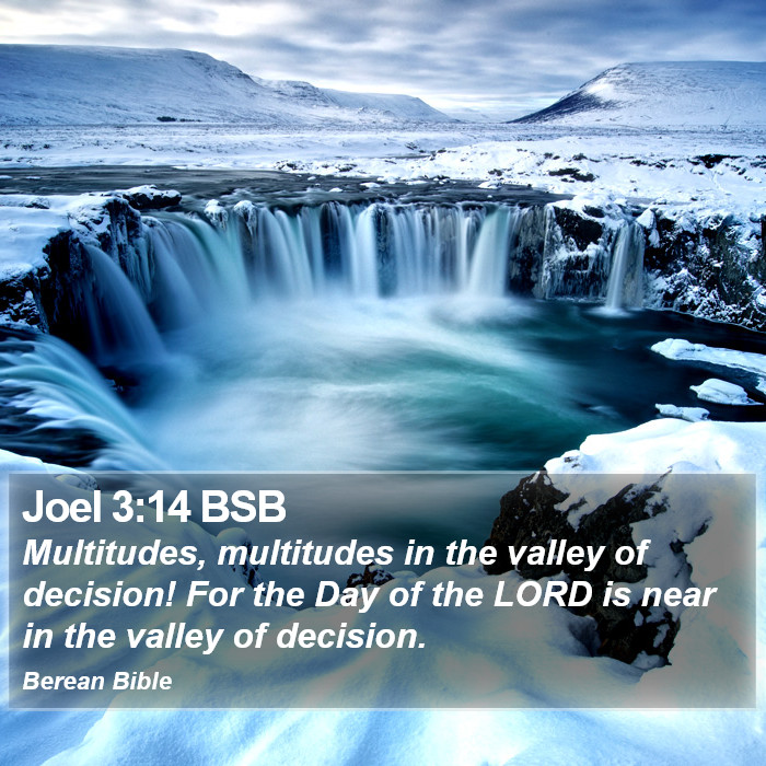 Joel 3:14 BSB Bible Study