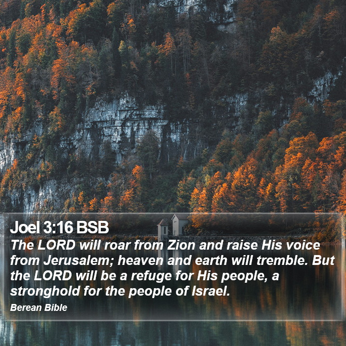 Joel 3:16 BSB Bible Study