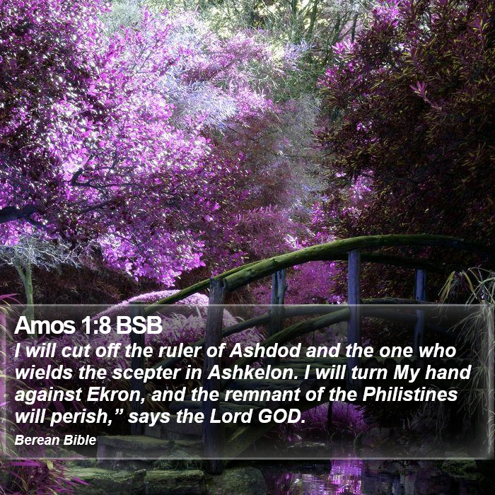 Amos 1:8 BSB Bible Study