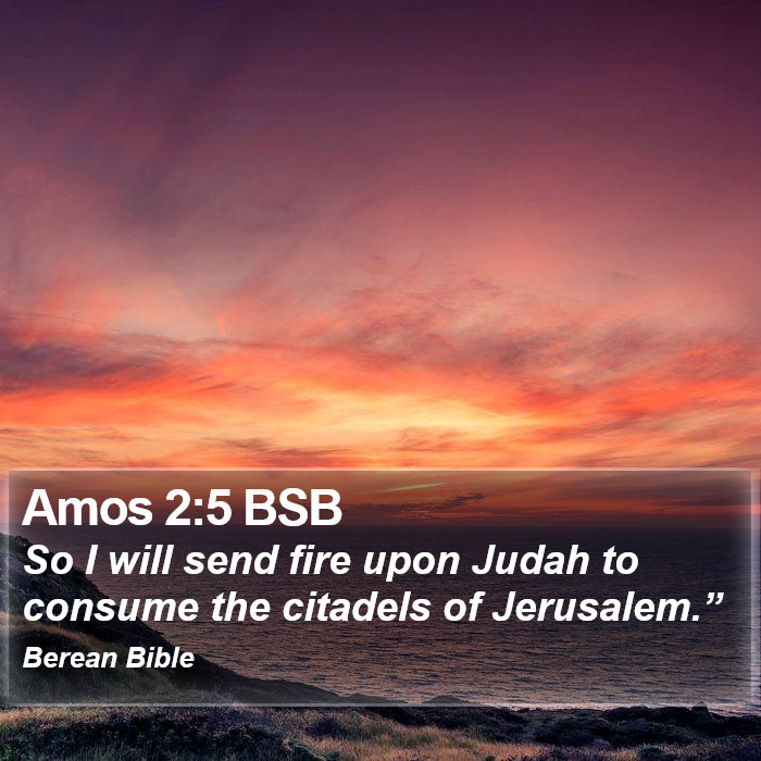 Amos 2:5 BSB Bible Study