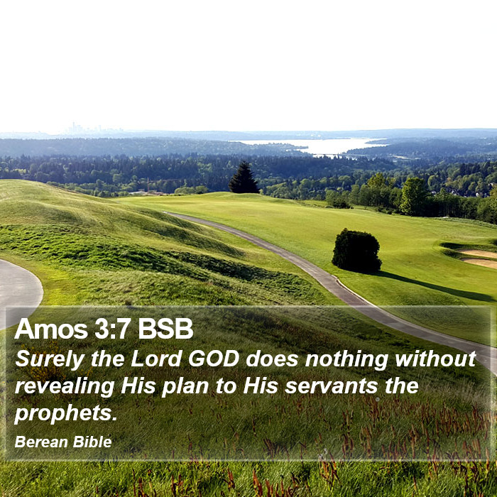 Amos 3:7 BSB Bible Study