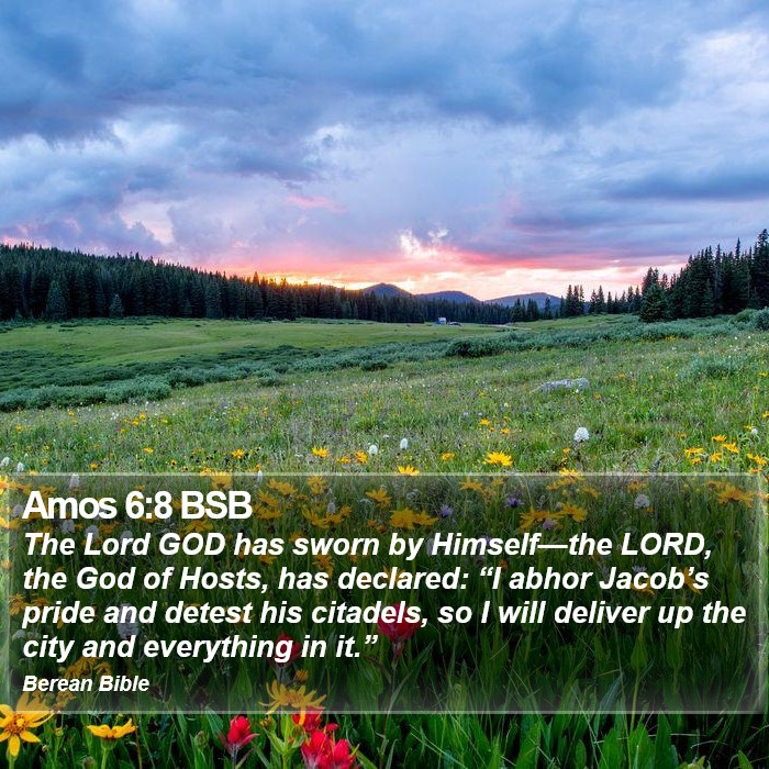 Amos 6:8 BSB Bible Study