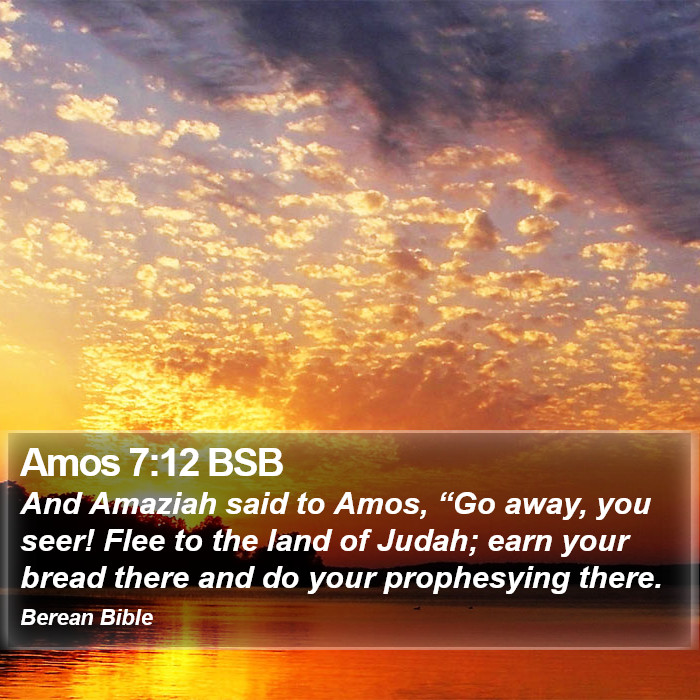 Amos 7:12 BSB Bible Study