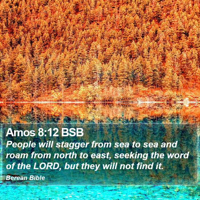 Amos 8:12 BSB Bible Study