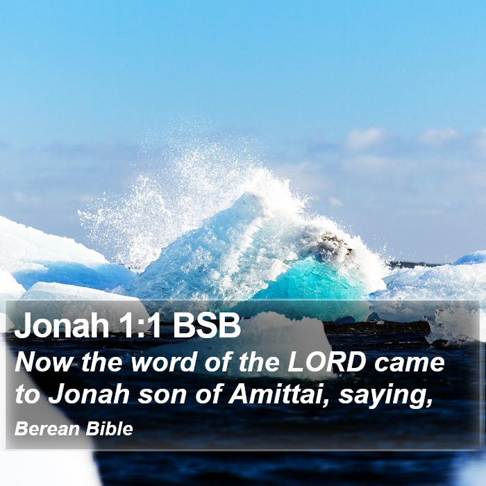 Jonah 1:1 BSB Bible Study