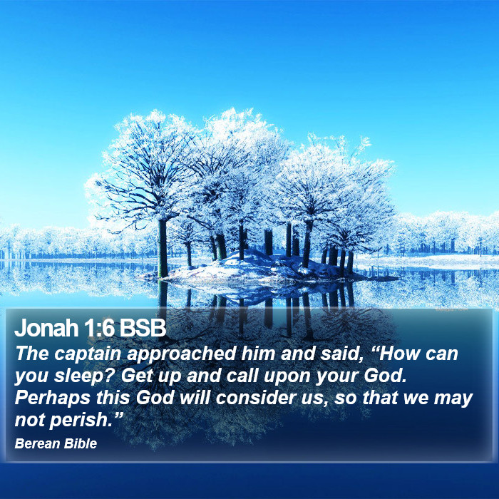 Jonah 1:6 BSB Bible Study