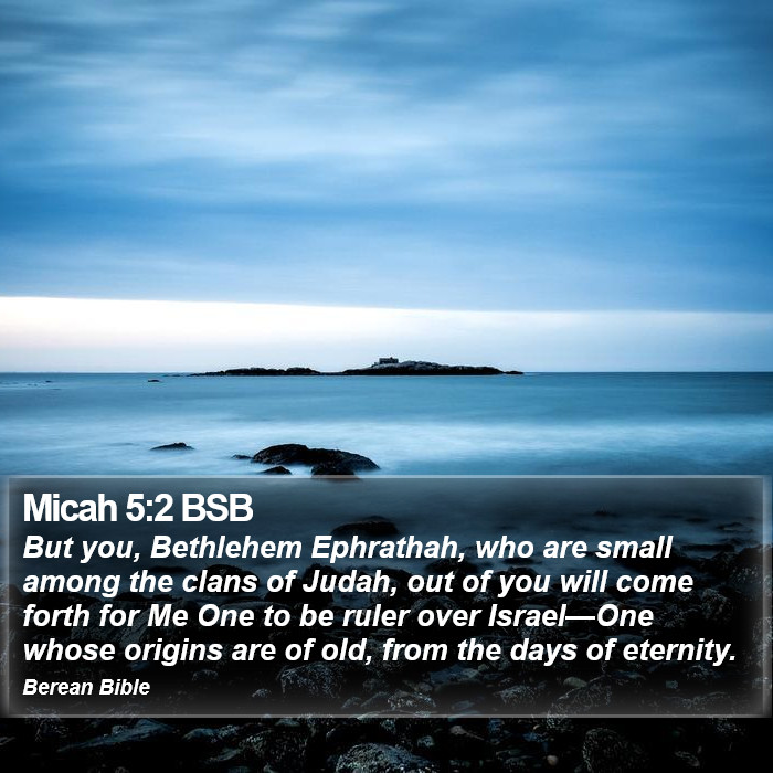 Micah 5:2 BSB Bible Study