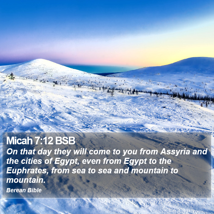 Micah 7:12 BSB Bible Study