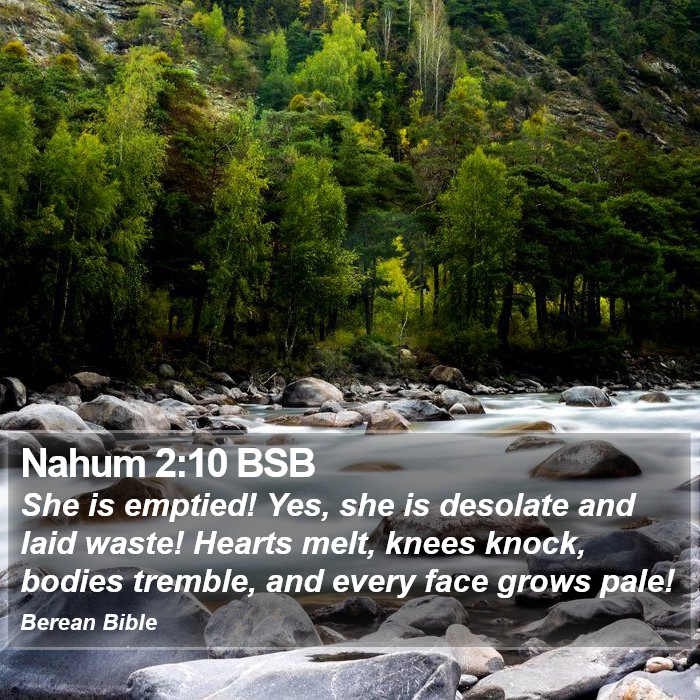 Nahum 2:10 BSB Bible Study