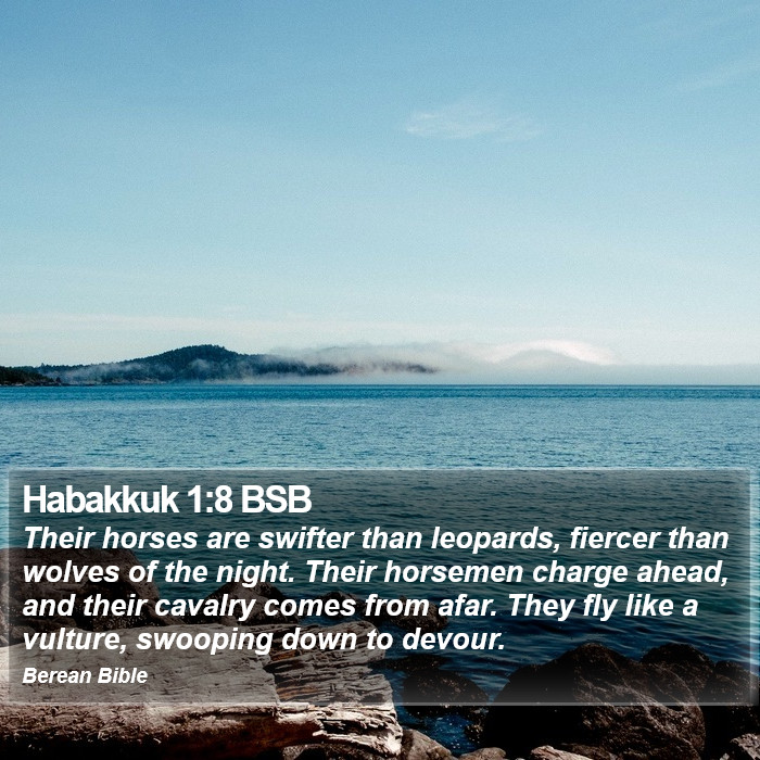 Habakkuk 1:8 BSB Bible Study