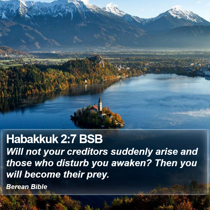 Habakkuk 2:7 BSB Bible Study