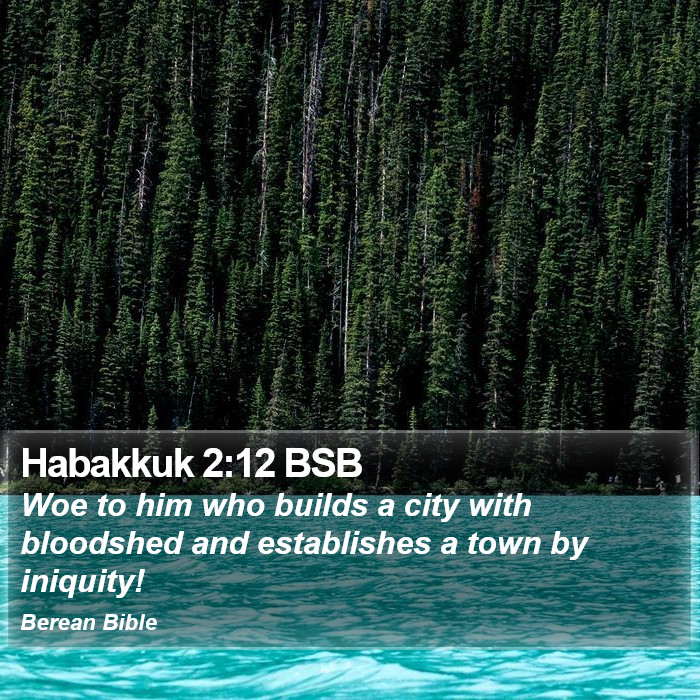 Habakkuk 2:12 BSB Bible Study