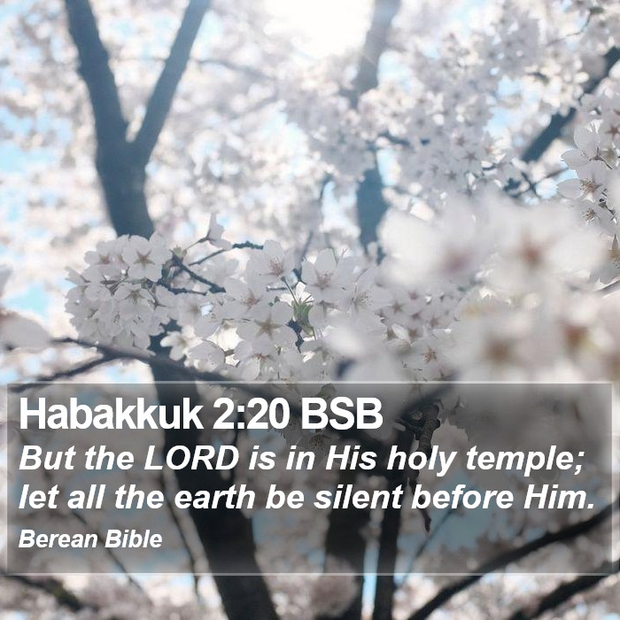 Habakkuk 2:20 BSB Bible Study