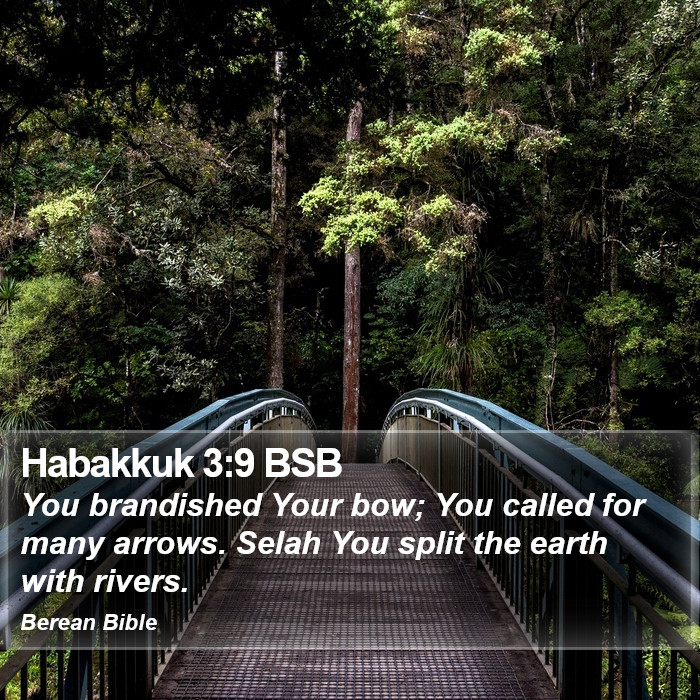 Habakkuk 3:9 BSB Bible Study