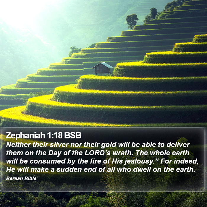 Zephaniah 1:18 BSB Bible Study