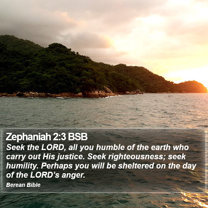 Zephaniah 2:3 BSB Bible Study