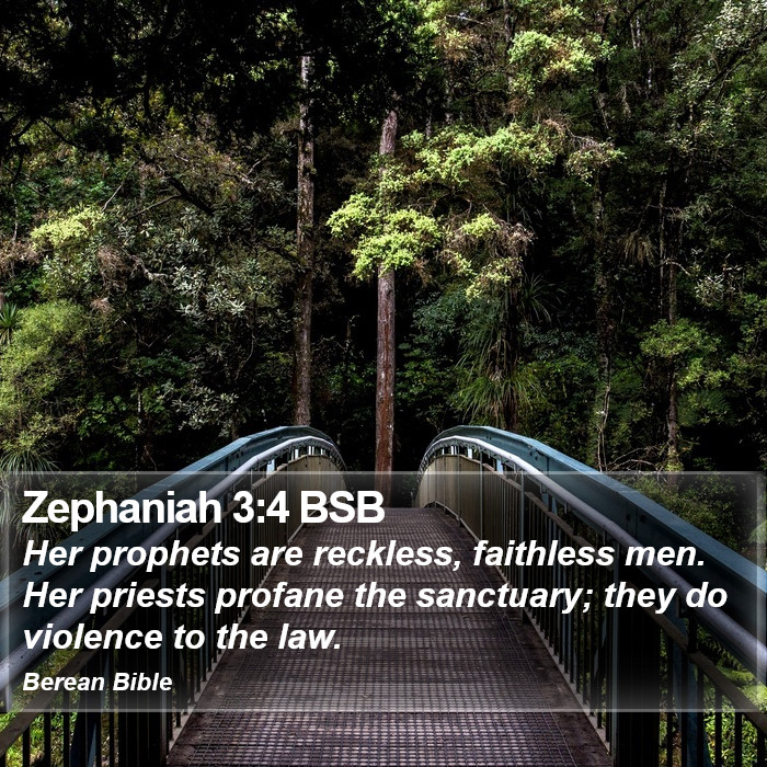 Zephaniah 3:4 BSB Bible Study