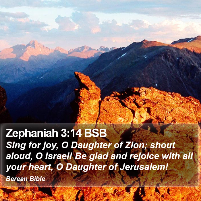 Zephaniah 3:14 BSB Bible Study