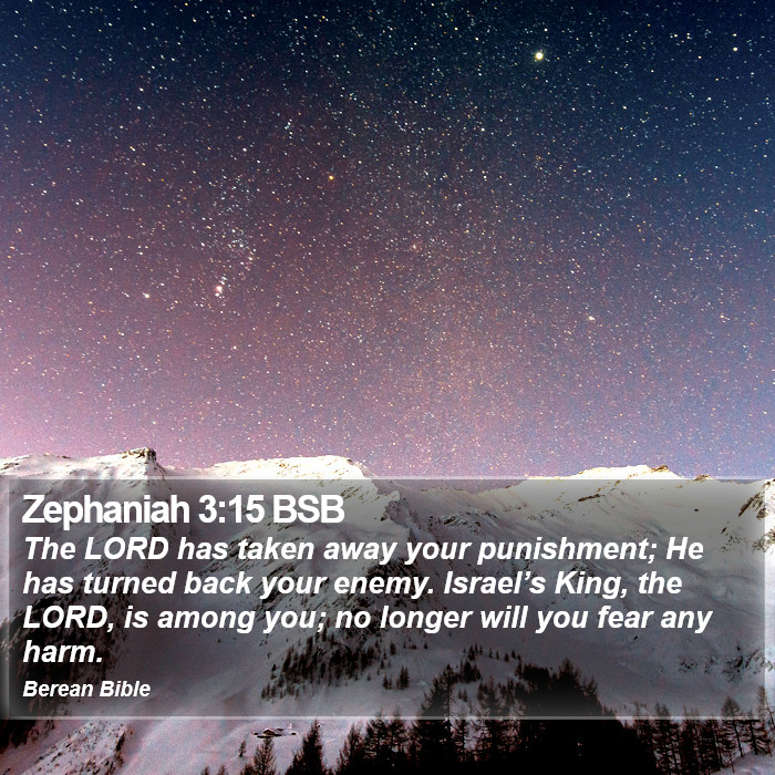 Zephaniah 3:15 BSB Bible Study