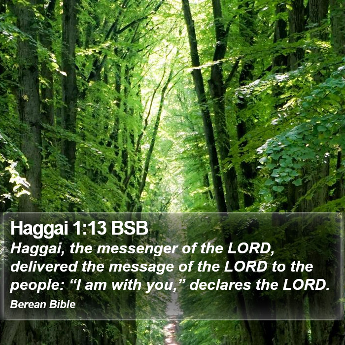 Haggai 1:13 BSB Bible Study