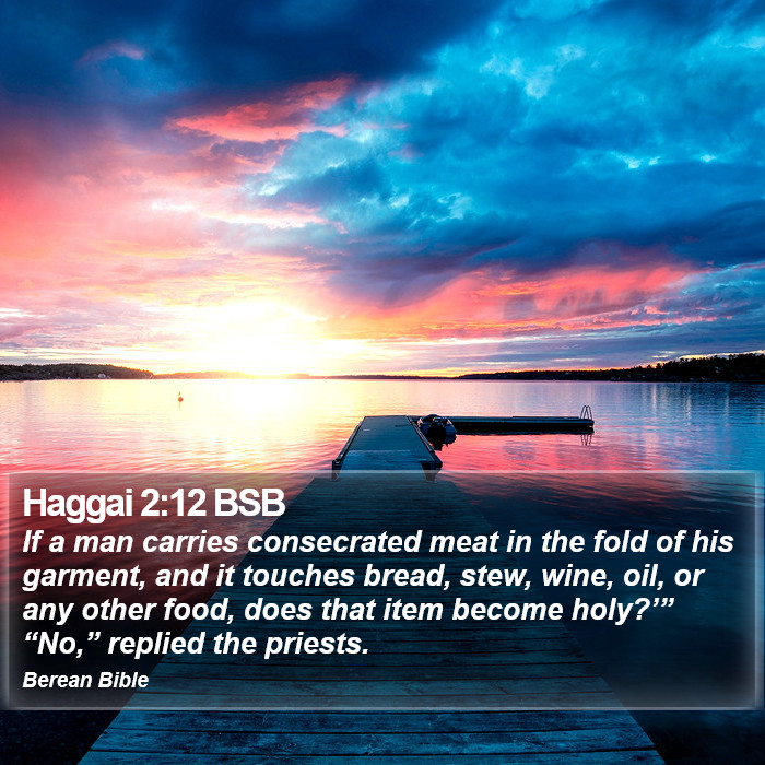 Haggai 2:12 BSB Bible Study