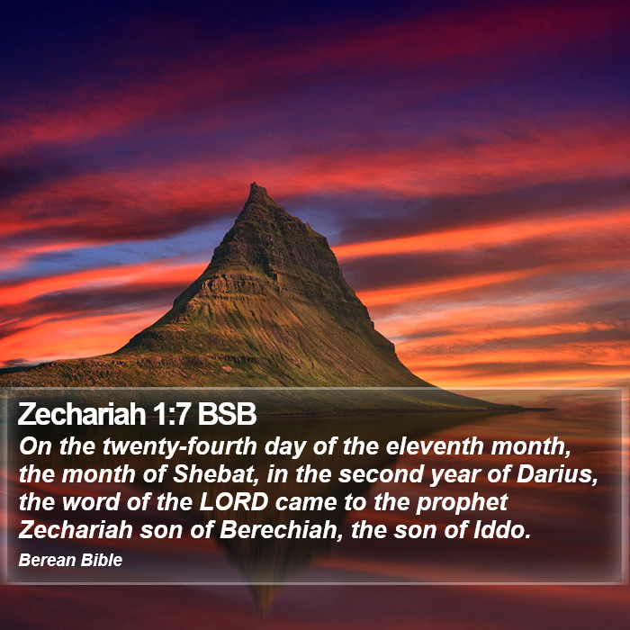 Zechariah 1:7 BSB Bible Study