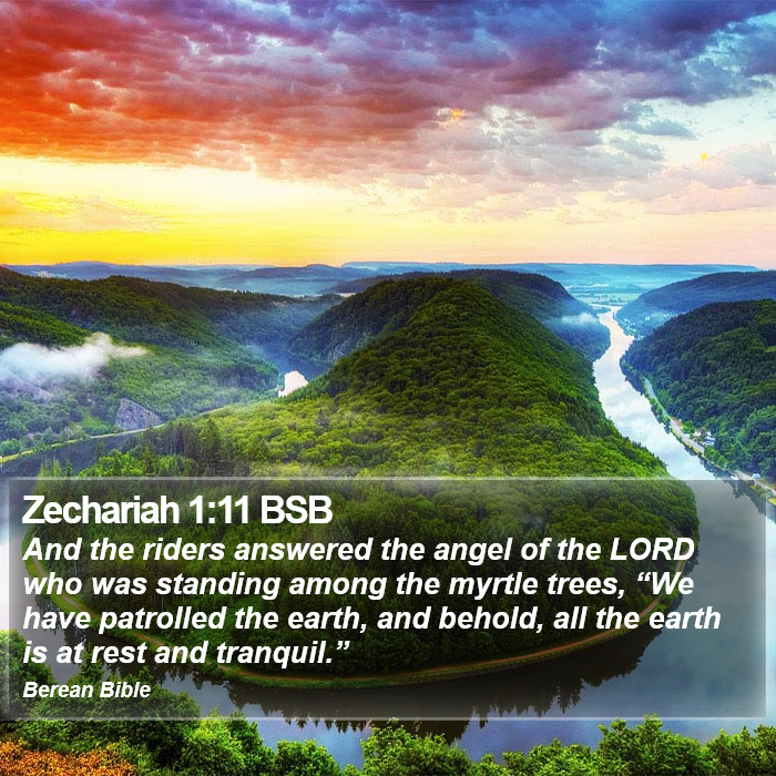 Zechariah 1:11 BSB Bible Study