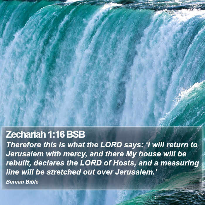 Zechariah 1:16 BSB Bible Study