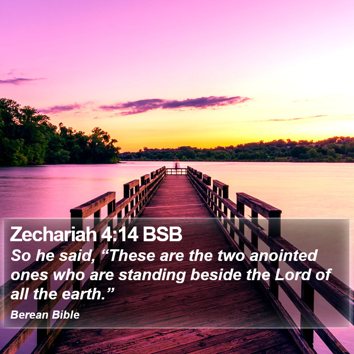 Zechariah 4:14 BSB Bible Study