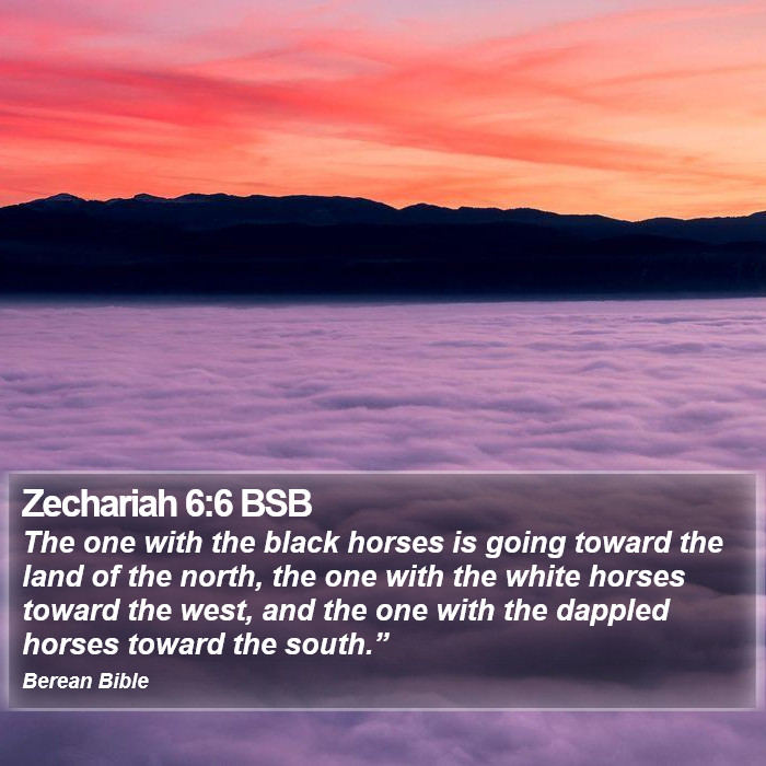 Zechariah 6:6 BSB Bible Study