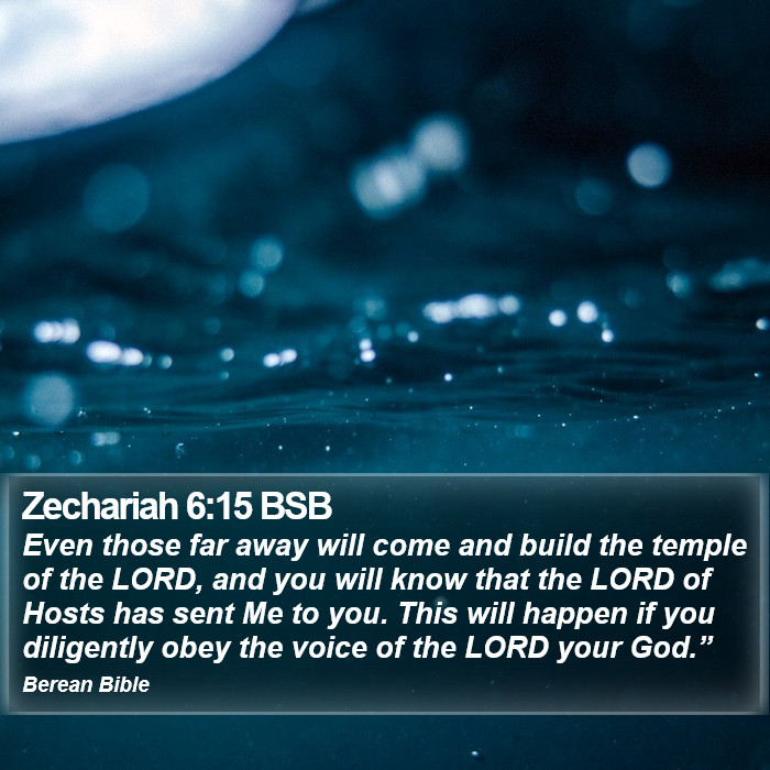 Zechariah 6:15 BSB Bible Study