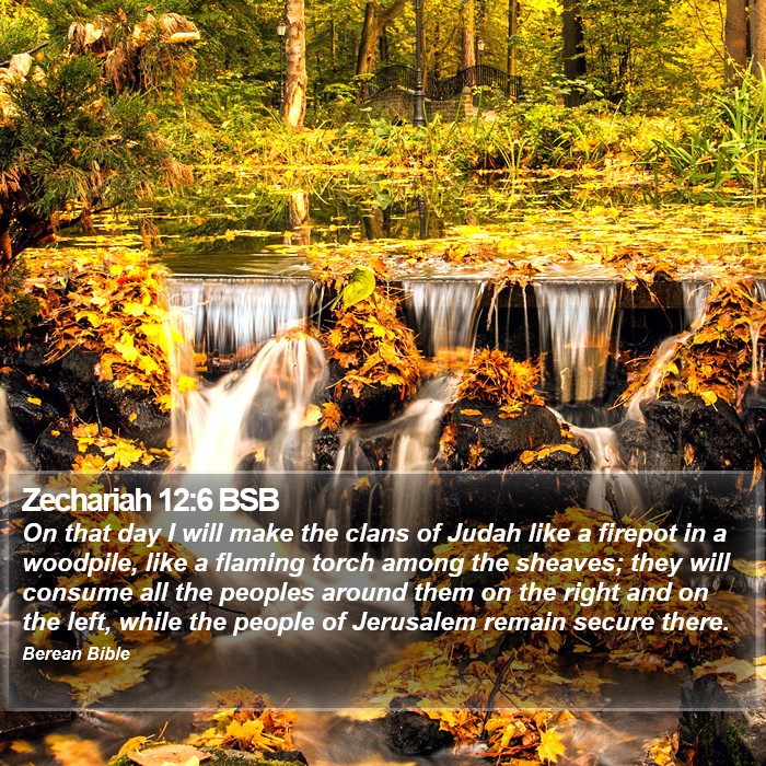 Zechariah 12:6 BSB Bible Study