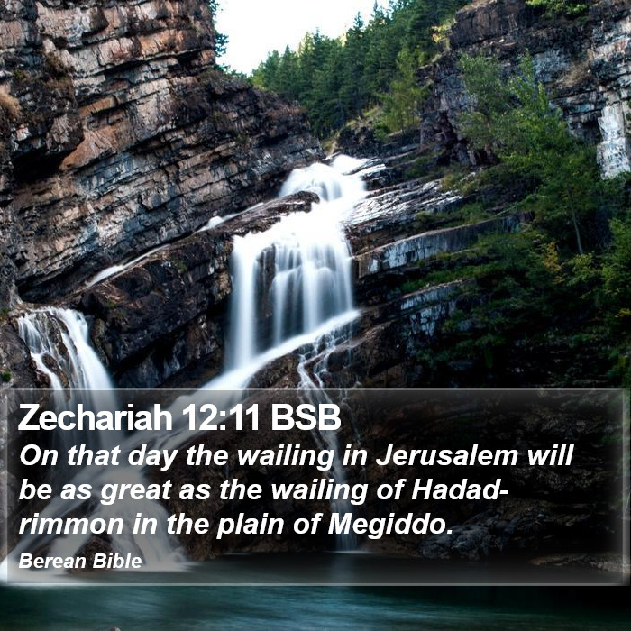 Zechariah 12:11 BSB Bible Study