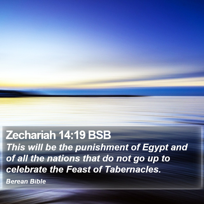 Zechariah 14:19 BSB Bible Study