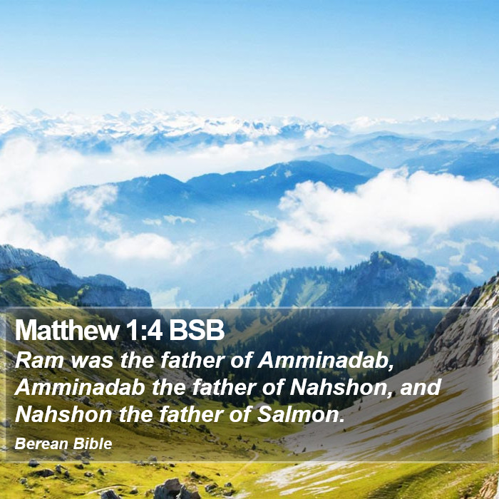 Matthew 1:4 BSB Bible Study