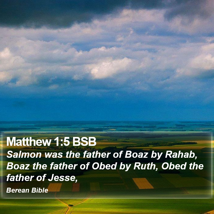 Matthew 1:5 BSB Bible Study