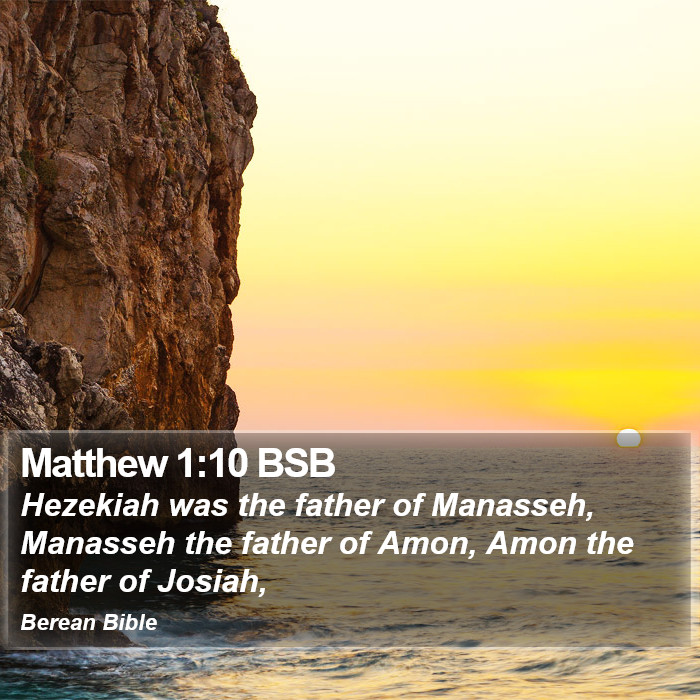 Matthew 1:10 BSB Bible Study