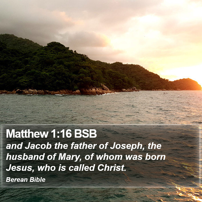 Matthew 1:16 BSB Bible Study