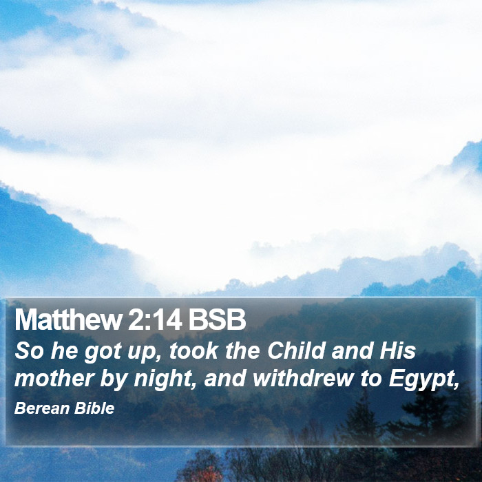 Matthew 2:14 BSB Bible Study