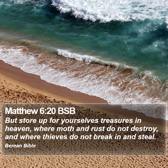 Matthew 6:20 BSB Bible Study