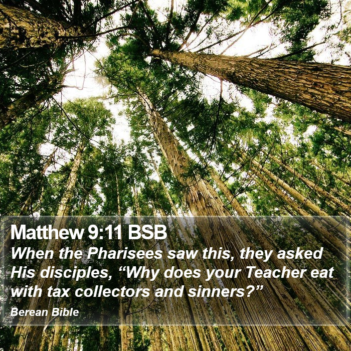 Matthew 9:11 BSB Bible Study