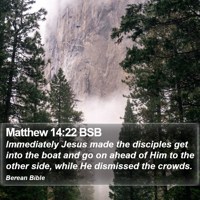 Matthew 14:22 BSB Bible Study