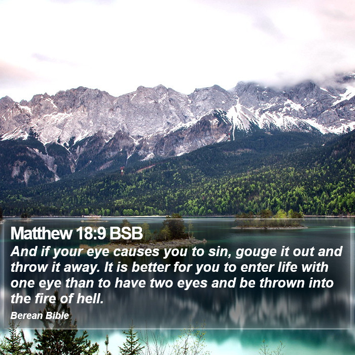 Matthew 18:9 BSB Bible Study