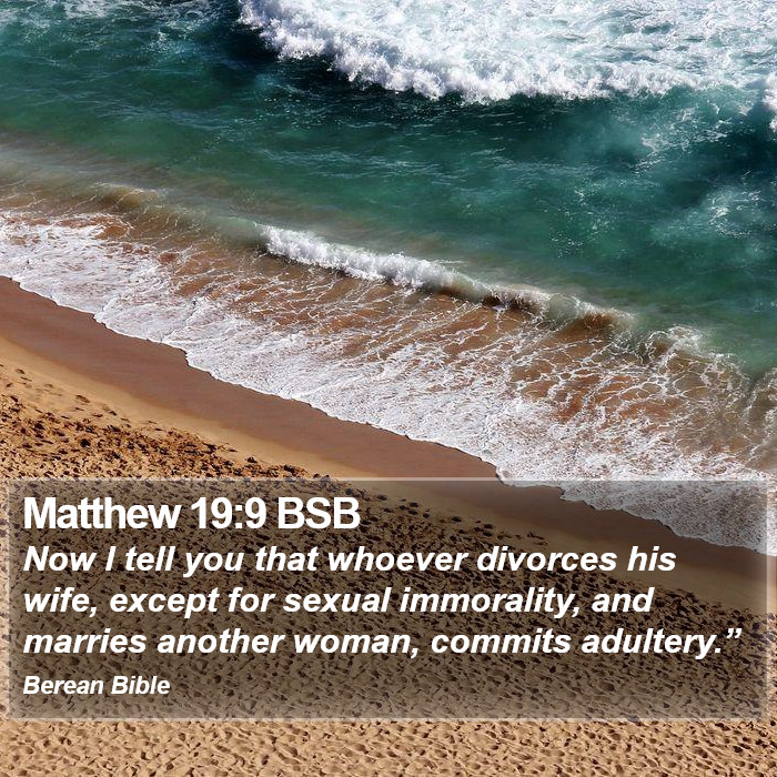 Matthew 19:9 BSB Bible Study