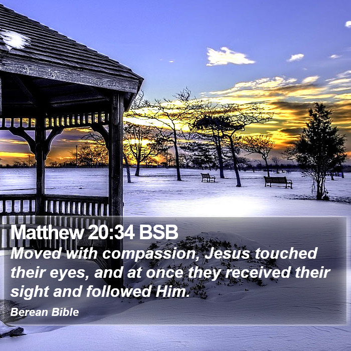 Matthew 20:34 BSB Bible Study