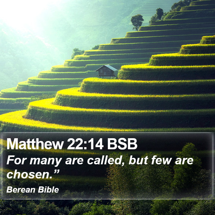 Matthew 22:14 BSB Bible Study