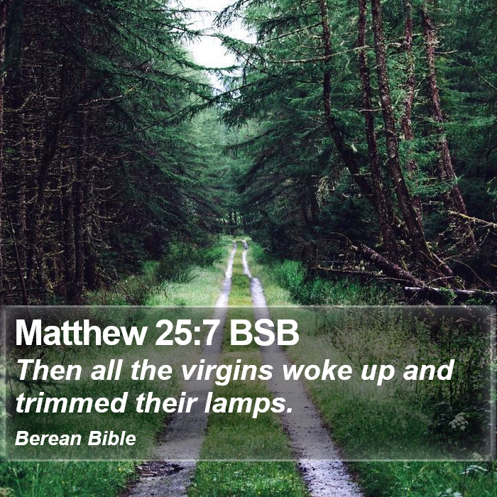 Matthew 25:7 BSB Bible Study