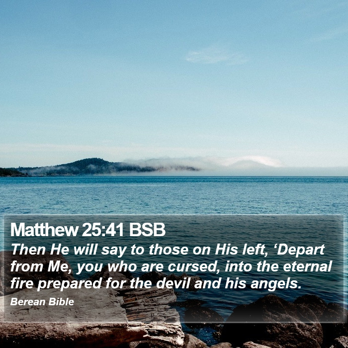 Matthew 25:41 BSB Bible Study