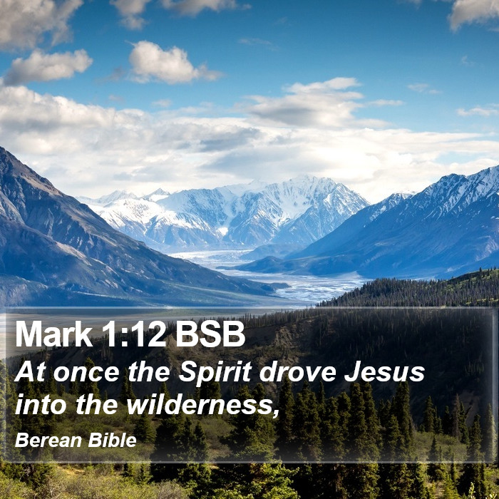 Mark 1:12 BSB Bible Study